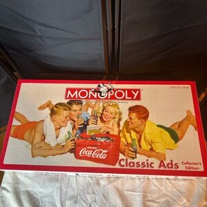 Monopoly Classic Ads Collector's Edition Board Game - Red